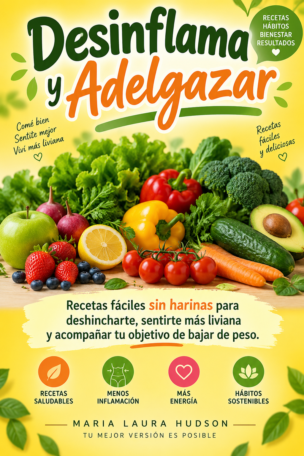 DESINFLAMA Y ADELGAZAR + RECETAS SIN HARINA DE TRIGO